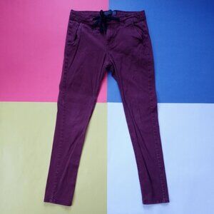 West 49 Casual Red Chino Cargo Style Pants
